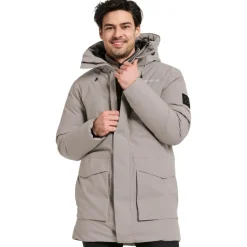 New Didriksons Akilles parka outdoor jack heren ash brown