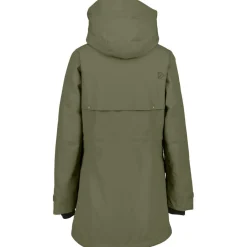 Outlet Didriksons Frida winterjas dames deep green