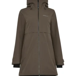 Hot Didriksons Helle parka outdoor jack dames mocha brown