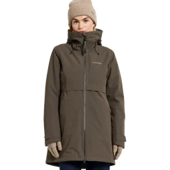 Hot Didriksons Helle parka outdoor jack dames mocha brown