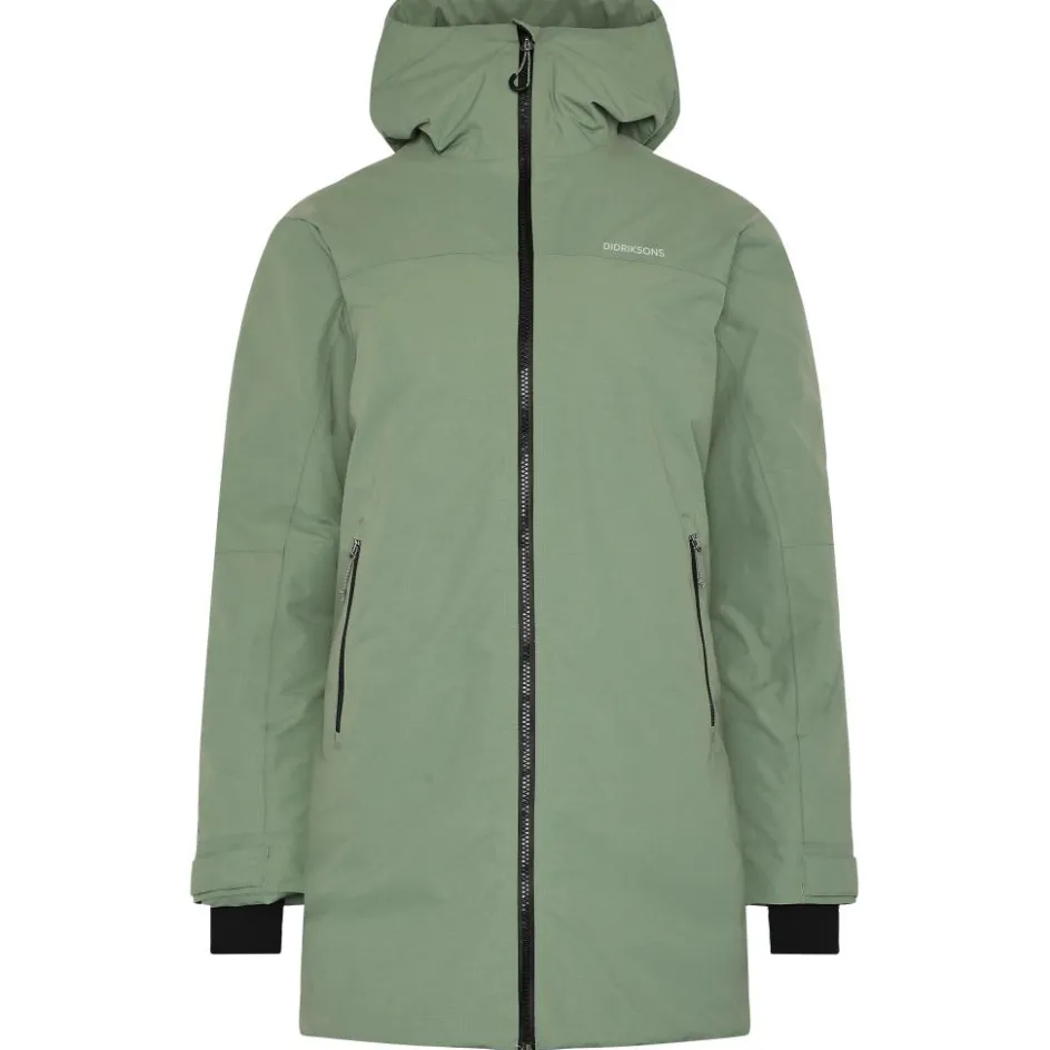 Didriksons Marget parka outdoor jack dames light moss