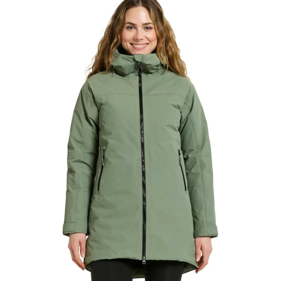 Didriksons Marget parka outdoor jack dames light moss