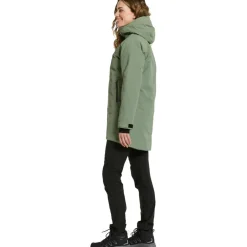 Didriksons Marget parka outdoor jack dames light moss