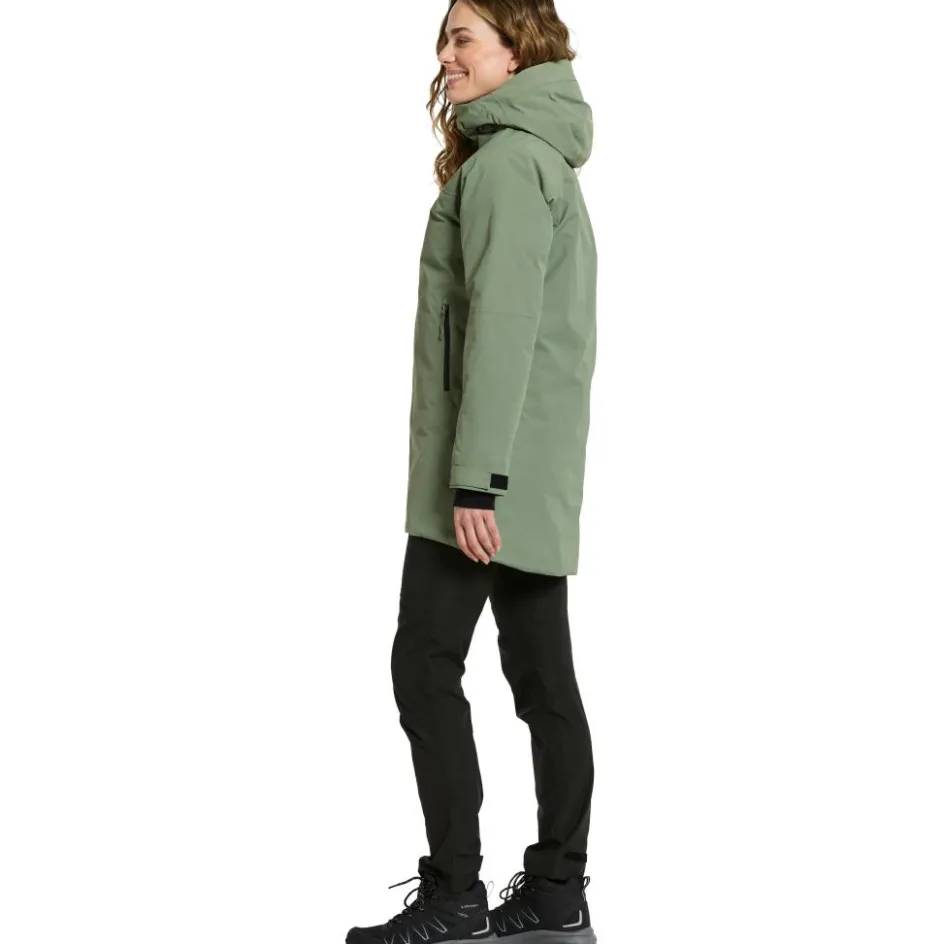Didriksons Marget parka outdoor jack dames light moss
