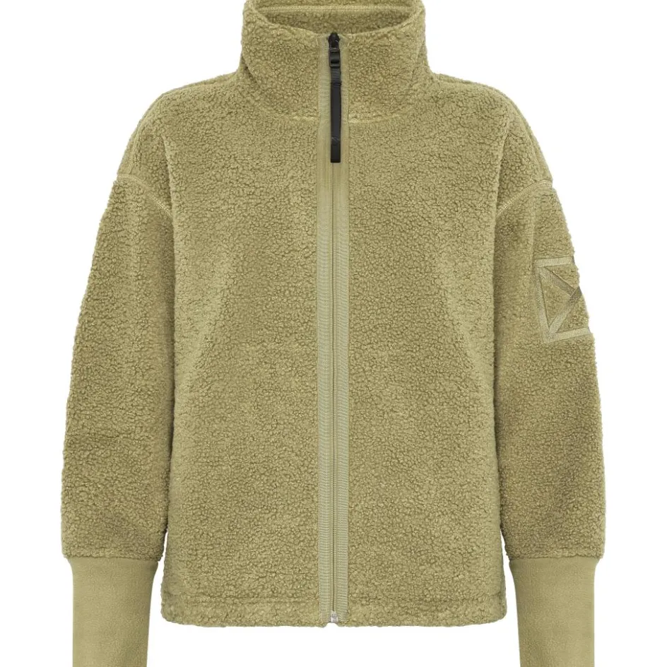 Didriksons Mella vest dames olive green