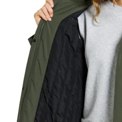 Didriksons Selia parka outdoor jack dames deep green