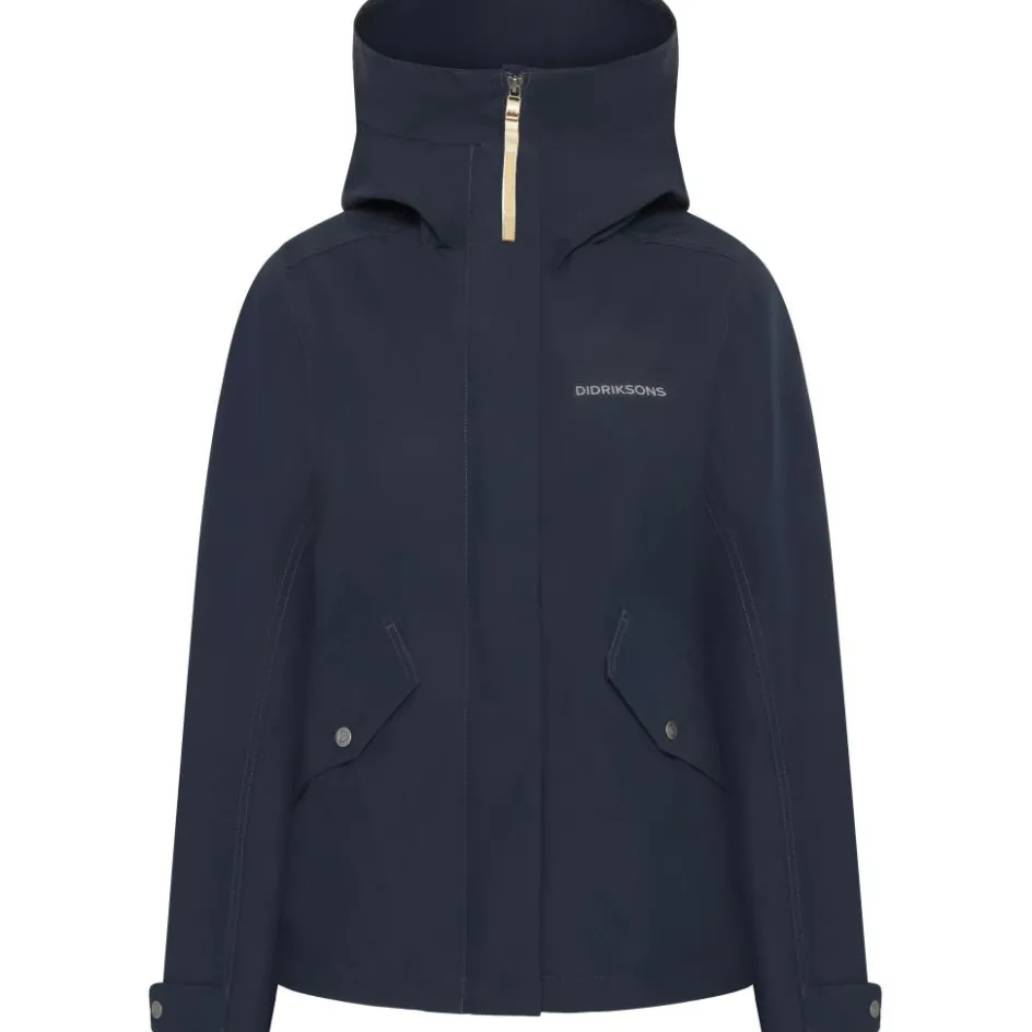 Didriksons Silja outdoor jack dames dark night blue