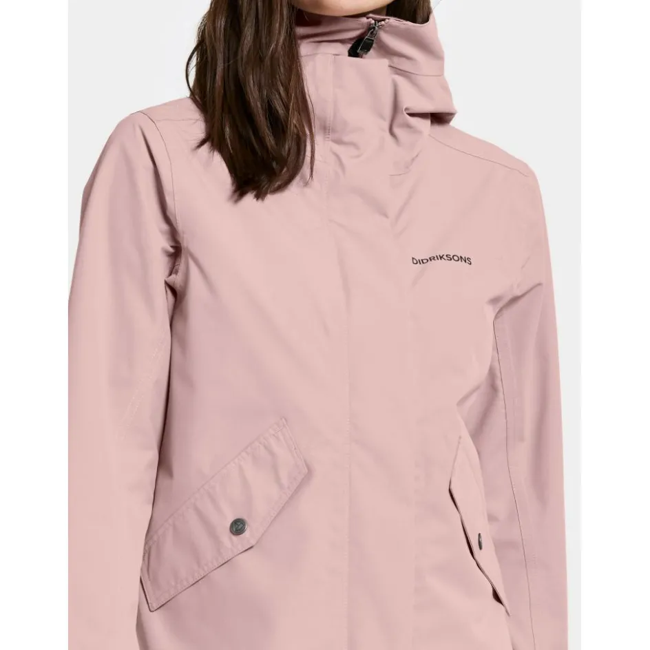 Didriksons Silja softshell jas dames oyster lilac