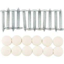 Dometic S4 binnenkader afdekdopjes en schroeven 12 stuks