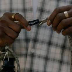 Dopper koord sandy black