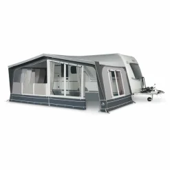 Doréma Diamond XL270 De Luxe voortent 25 mm stalen frame  antraciet