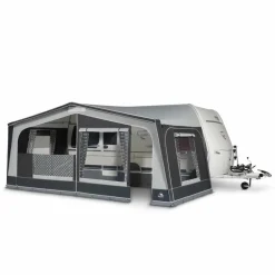 Sale Doréma Monza 240 DeLuxe voortent 25 mm stalen frame  antraciet