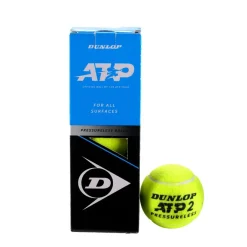 Online Dunlop ATP Pressureless tennisballen 3-pack geel