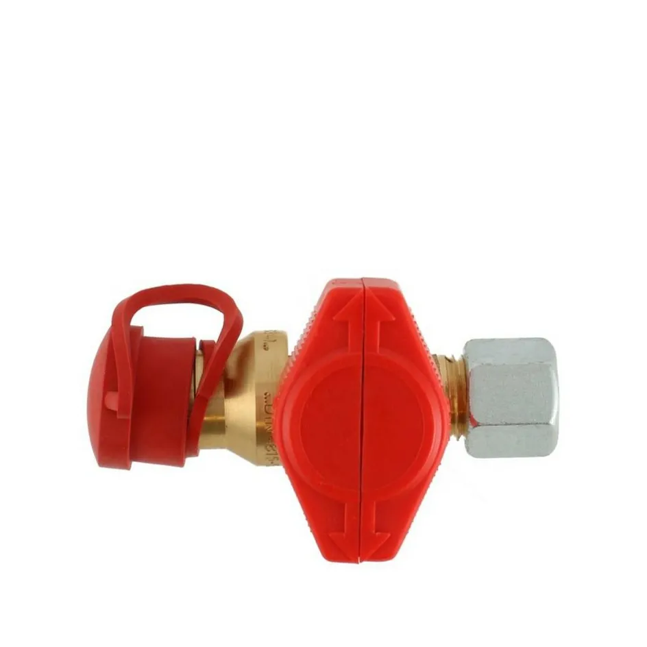 DWS afsluitkraan met snelkoppeling 8 mm - knelkoppeling 8 mm