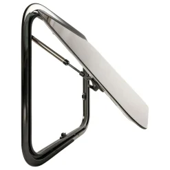 DWS Camping  Klapraam getint inclusief combihor wit 500 x 500  mm