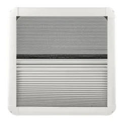 DWS Camping  Klapraam getint inclusief combihor wit 500 x 500  mm