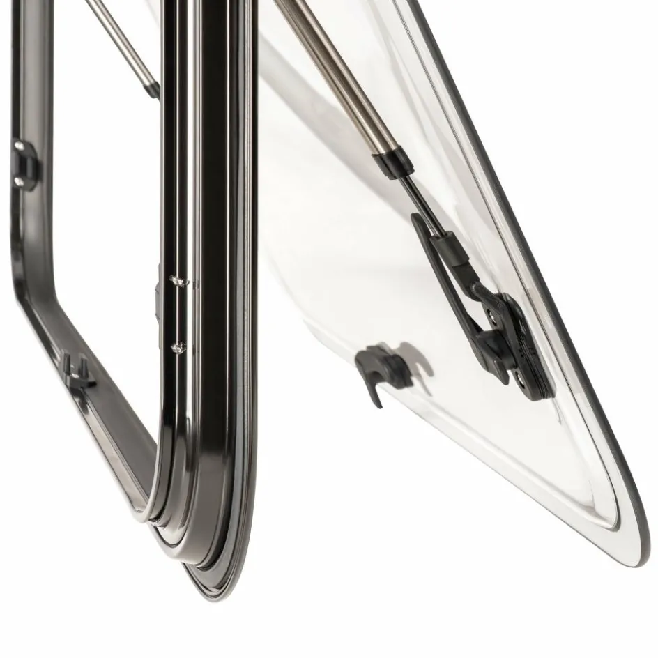 Outlet DWS Camping Klapraam transparant inclusief combihor wit 800 x 400 mm