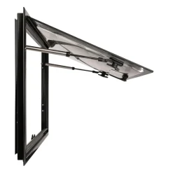 DWS Camping  Rechthoekig klapraam inclusief combihor zwart  1200 x 500 mm