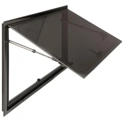 DWS Camping  Rechthoekig klapraam inclusief combihor zwart  900 x 500 mm