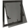 Outlet DWS Camping  Rechthoekig klapraam inclusief combihor zwart  500 x 500 mm