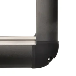 Outlet DWS Camping  Rechthoekig klapraam inclusief combihor zwart  500 x 500 mm