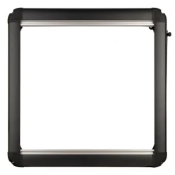 Outlet DWS Camping  Rechthoekig klapraam inclusief combihor zwart  500 x 500 mm