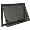 Outlet DWS Camping  Rechthoekig klapraam inclusief combihor zwart  800 x 400 mm