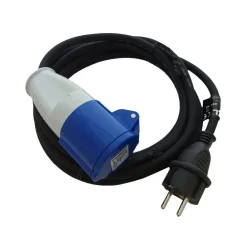 DWS CEE contrastekker verloop naar Schuko 3 meter