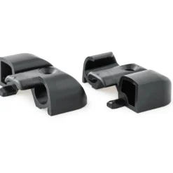 DWS Eindstukken voor scharnierlijst zwart links en  rechts