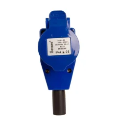 DWS Haakse koppeling CEE/Schuko 230 volt