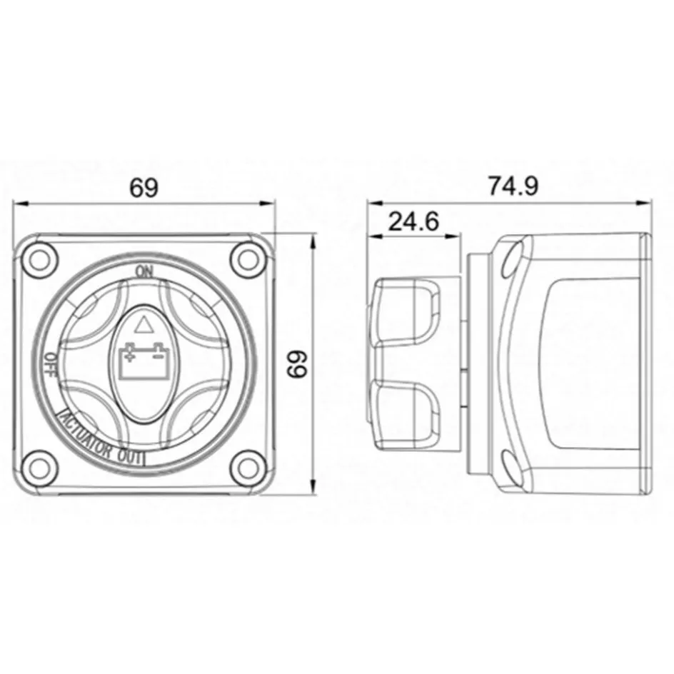Clearance DWS Hoofdstroomschakelaar 200A