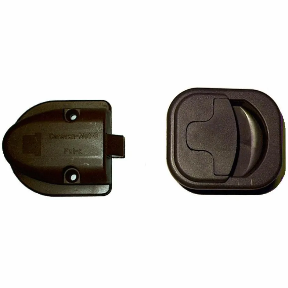 DWS Inbouw deurslot bruin