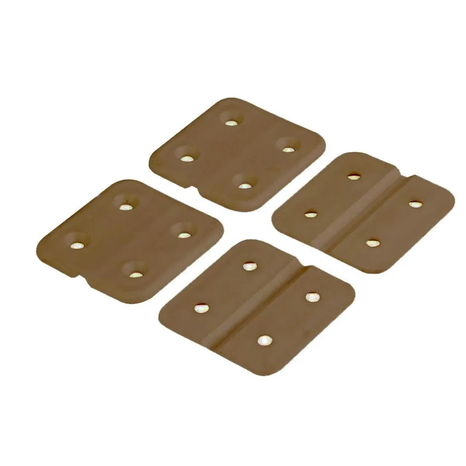 Outlet DWS Kunststof scharnieren bruin 4 stuks
