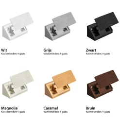 DWS Meubelverbinders 4 gaats caramel per 10 stuks