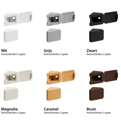 DWS Meubelverbinders 2 gaats caramel per 10 stuks