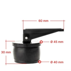 DWS Omklapbare afvoerplug 40 mm