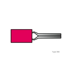 DWS Penstekker rood per 10 stuks