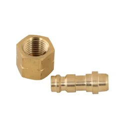 DWS Snelkoppeling male met wartelmoer 1/4"L