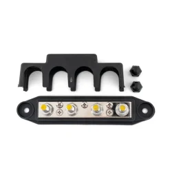 DWS Verdeelstrip met afdekkap 4 punts zwart