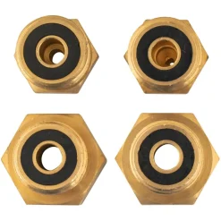 Clearance DWS Verloopset europa messing