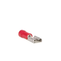 DWS Vlakstekkerhuls 6,3 mm rood per 10 stuks