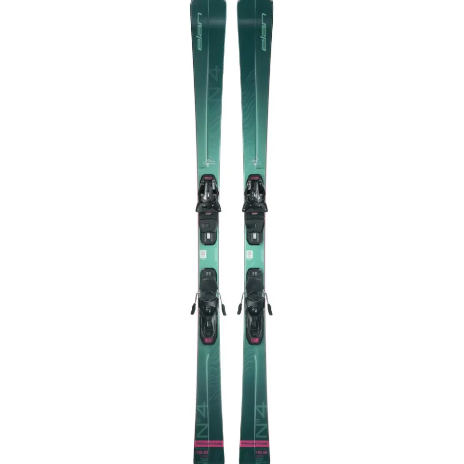Elan Primetime N°4 25 - 26 ski's dames met ELX 11.0 GW Shift binding