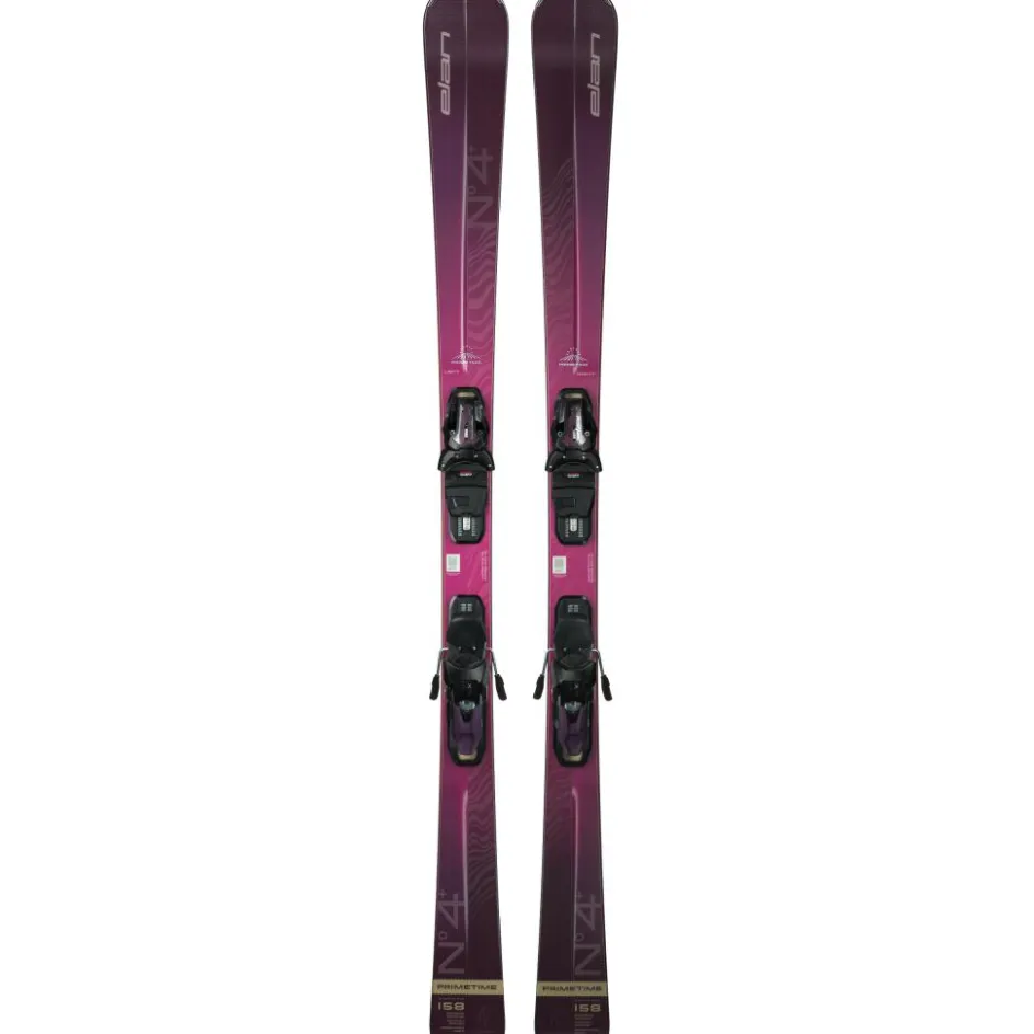 Online Elan Primetime N°4+ W 25 - 26 ski's dames met ELX 11.0 GW Shift binding