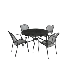 ENGARDEN by Kettler  Strek 120 Kos 4 tuinsets antraciet