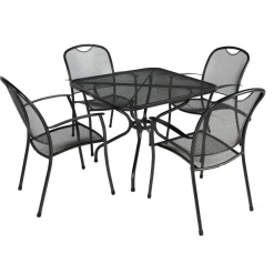 Online ENGARDEN by Kettler  Strek 90 x 90 Kos tuinset antraciet