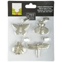 New Esschert Design  Gietijzer tafelkleedgewichten assorti