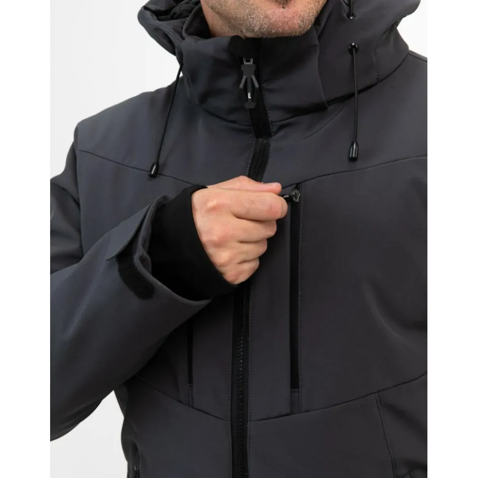 Sale Falcon Boris softshell winterjas heren phantom