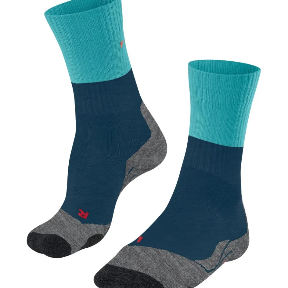 New Falke TK2 Explore wandelsokken dames blue pond