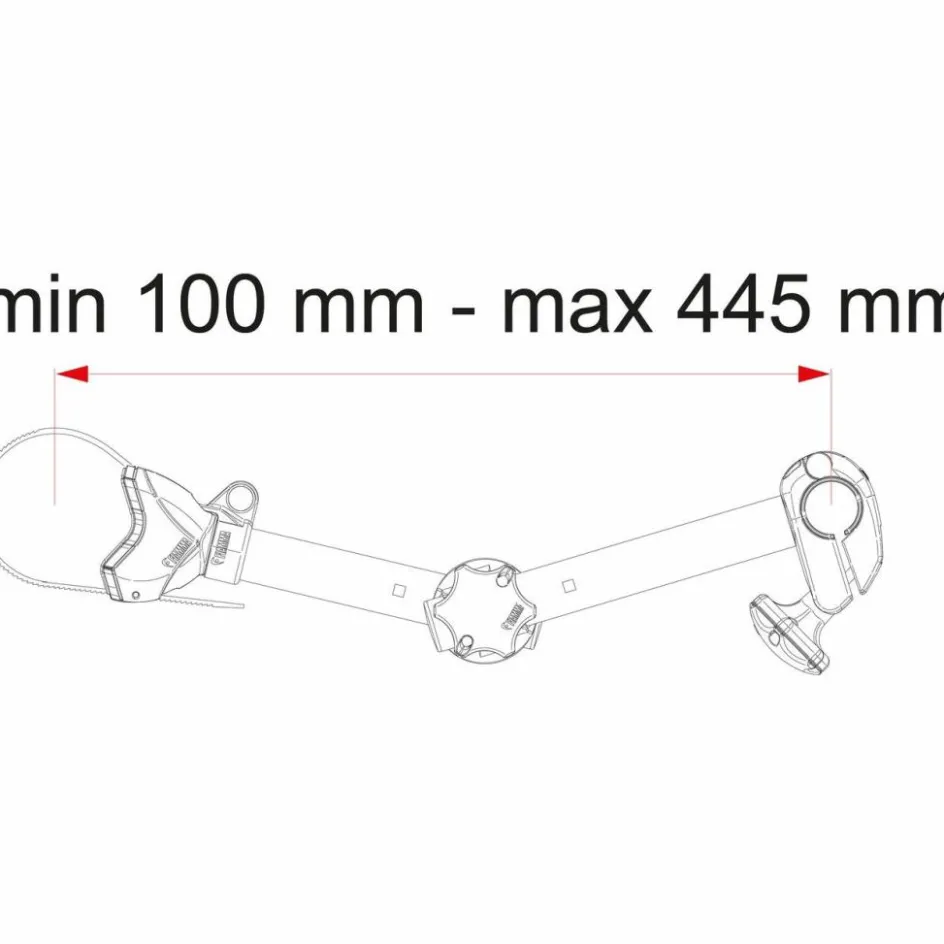 Outlet Fiamma Bike-Block Pro S D1 fietsklem aluminium