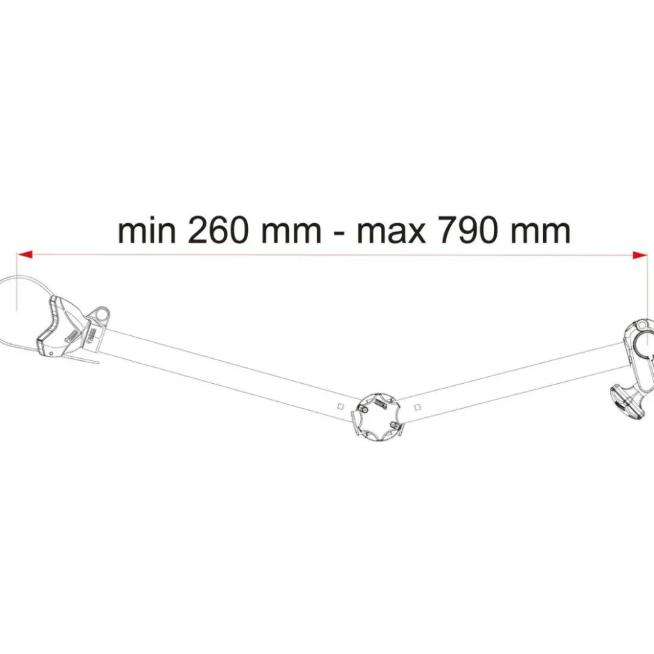 Outlet Fiamma Bike-Block Pro S D3 fietsklem aluminium